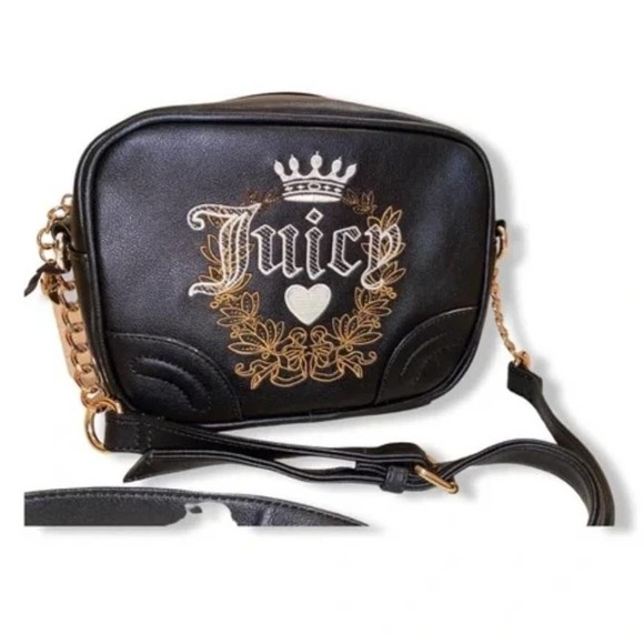 Juicy Couture Handbags - Juicy‎ Couture Heritage Crossbody (Black, Licorice)